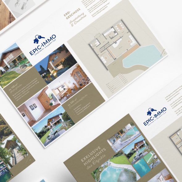 Professionelles Immobilien Exposé mit allen wichtigen Daten